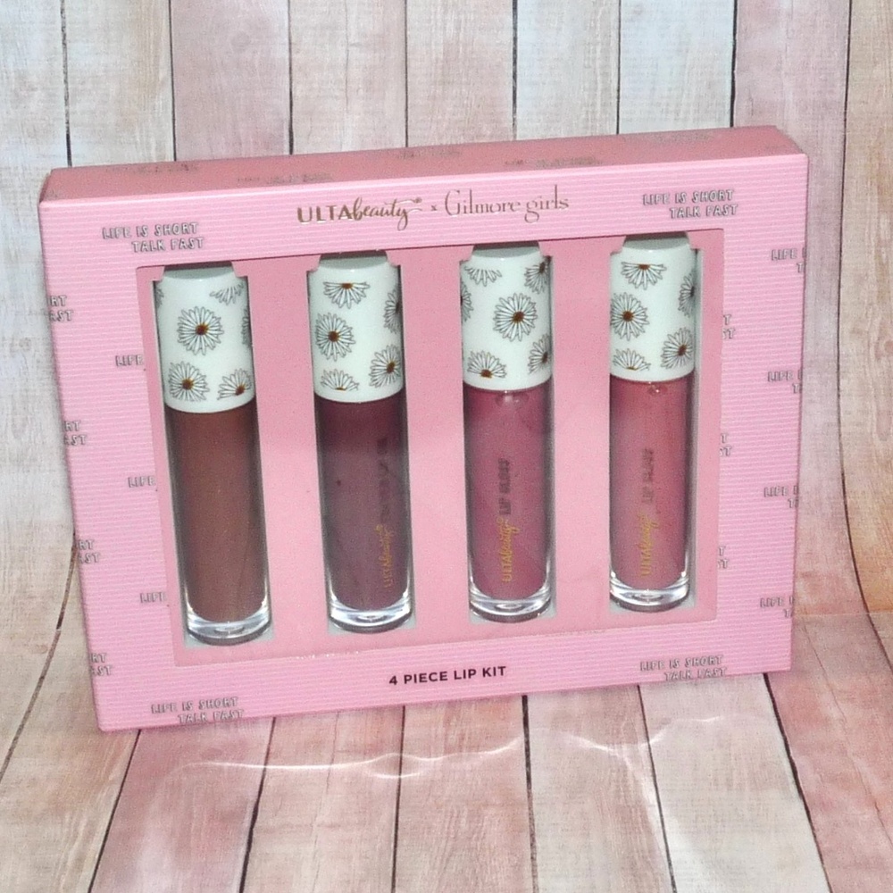Ulta Beauty x Gilmore Girls GG 4pc Lip Kit Lip Oils & Glosses New in Box